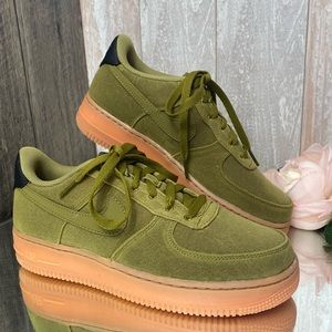 nike air force 1 camper green